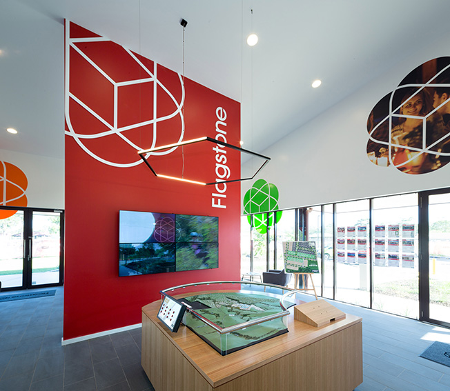 Flagstone Jimboomba Sales Office Gold Coast Signwriter Bremner Signs